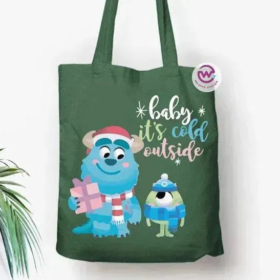 Tote Bag - Christmas- Monster inc. - WE PRINT