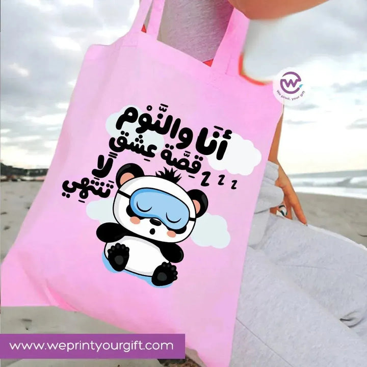 Tote Bag -Comic Panda - WE PRINT