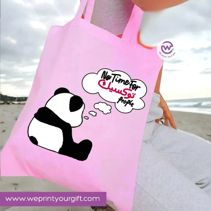 Tote Bag -Comic Panda - WE PRINT