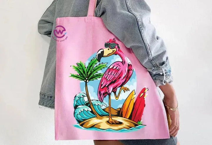 Tote Bag -Flamingo - WE PRINT