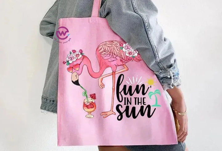 Tote Bag -Flamingo - WE PRINT