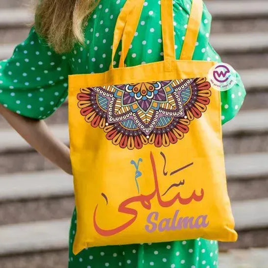 Tote Bag -Mandala -Names - WE PRINT
