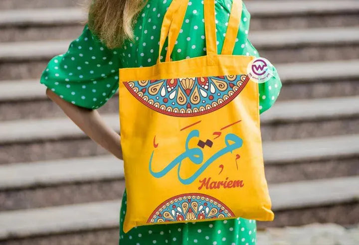 Tote Bag -Mandala -Names - WE PRINT