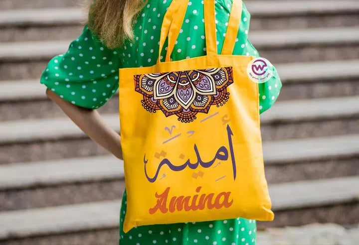 Tote Bag -Mandala -Names - WE PRINT