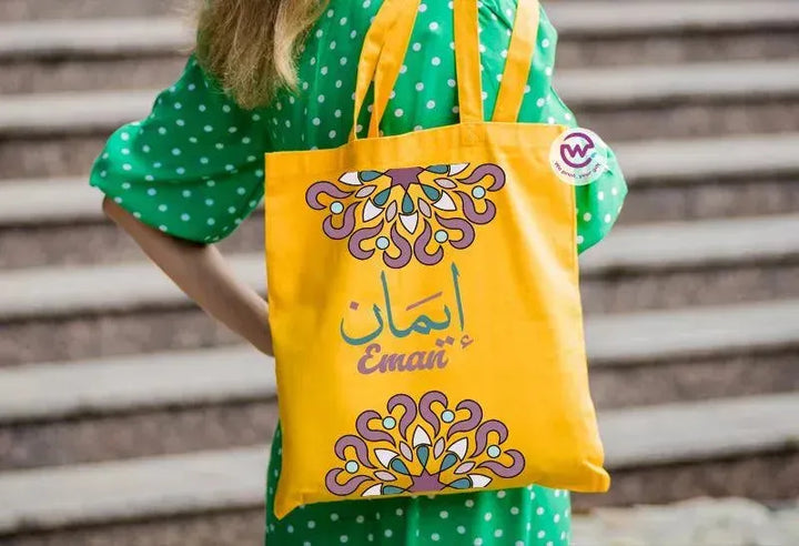 Tote Bag -Mandala -Names - WE PRINT