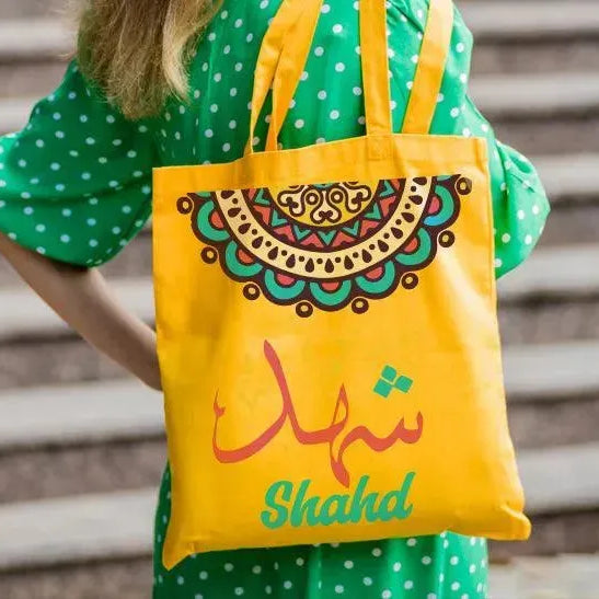 Tote Bag -Mandala -Names - WE PRINT