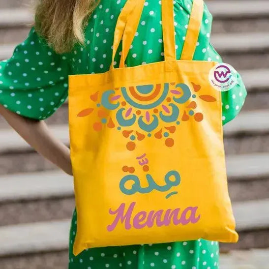 Tote Bag -Mandala -Names - WE PRINT