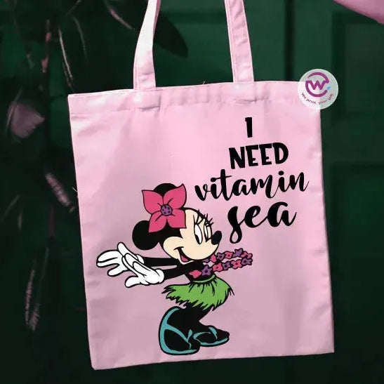 Tote Bag -MINNIE MOUSE - WE PRINT