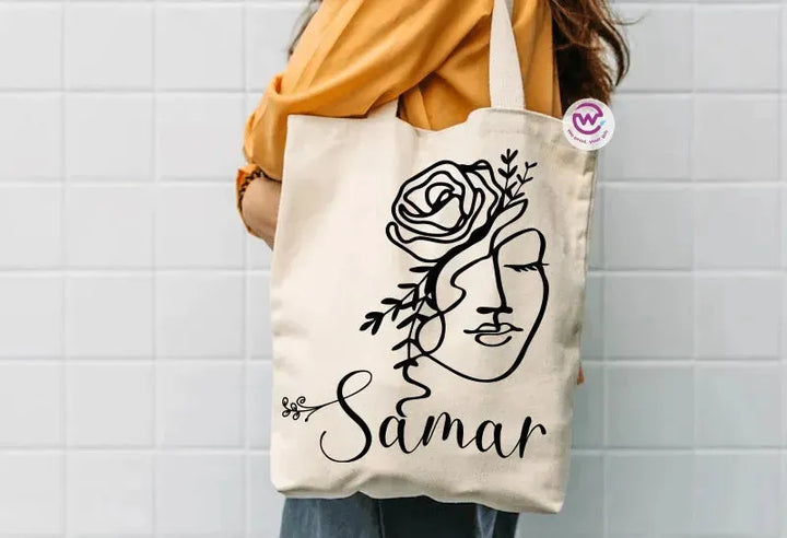 Tote Bag - Names -BOHO - WE PRINT