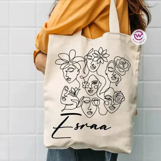 Tote Bag - Names -BOHO - WE PRINT