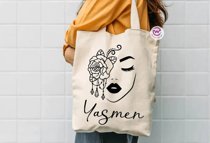 Tote Bag - Names -BOHO - WE PRINT