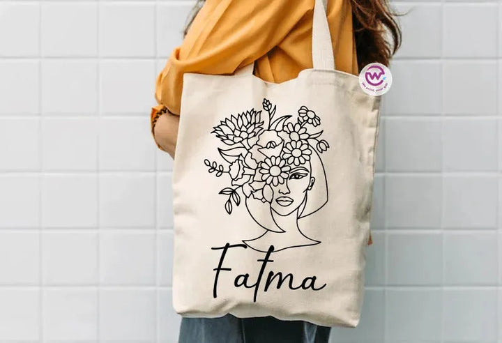 Tote Bag - Names -BOHO - WE PRINT