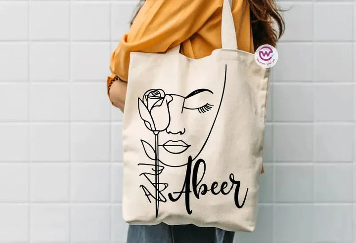 Tote Bag - Names -BOHO - WE PRINT