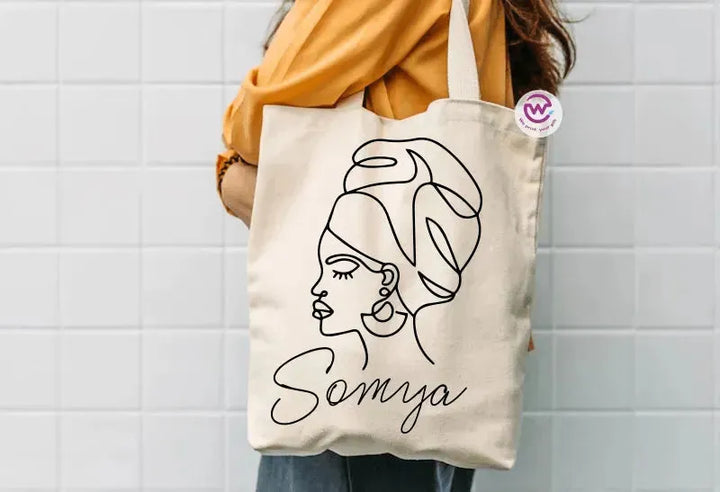 Tote Bag - Names -BOHO - WE PRINT