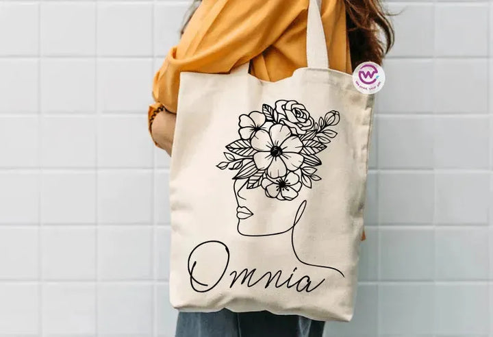 Tote Bag - Names -BOHO - WE PRINT