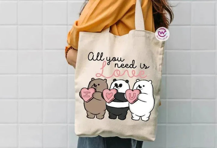 Tote Bag -Three Bears - WE PRINT