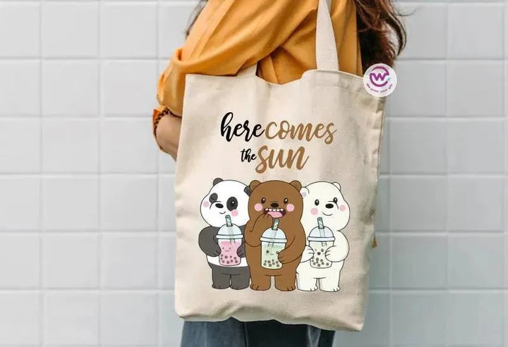 Tote Bag -Three Bears - WE PRINT