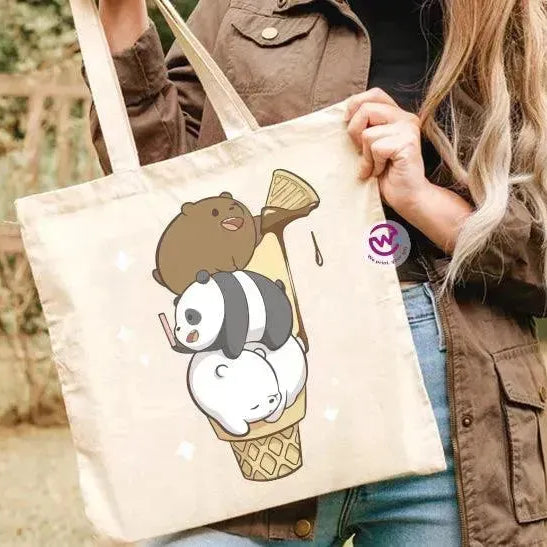 Tote Bag -Three Bears - WE PRINT