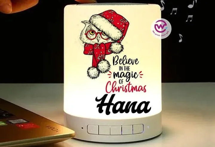 Touch-Lamp speaker- Christmas - WE PRINT