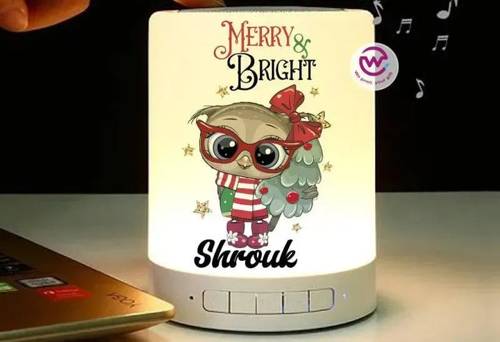 Touch-Lamp speaker- Christmas - WE PRINT