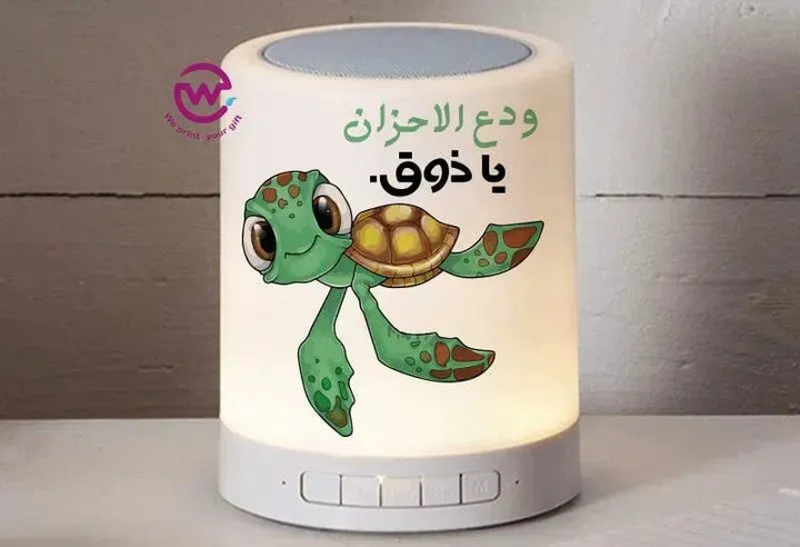 Touch-Lamp speaker- comic-A - WE PRINT