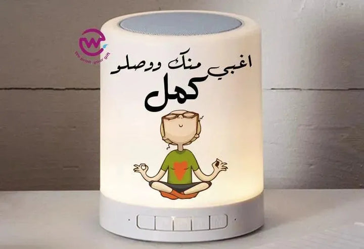 Touch-Lamp speaker- comic-A - WE PRINT