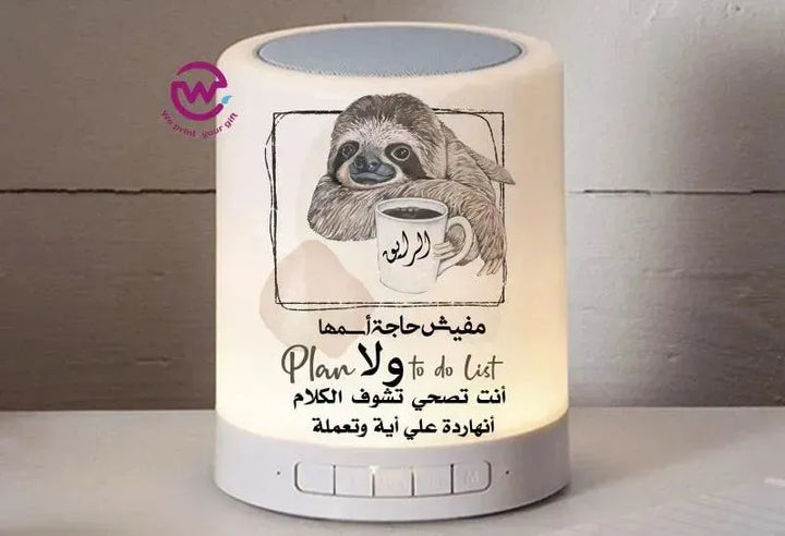 Touch-Lamp speaker- comic-A - WE PRINT