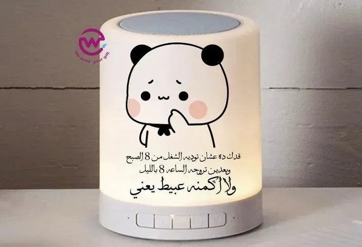 Touch-Lamp speaker- comic-A - WE PRINT