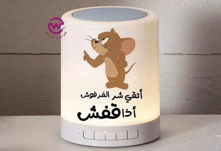 Touch-Lamp speaker- comic-A - WE PRINT