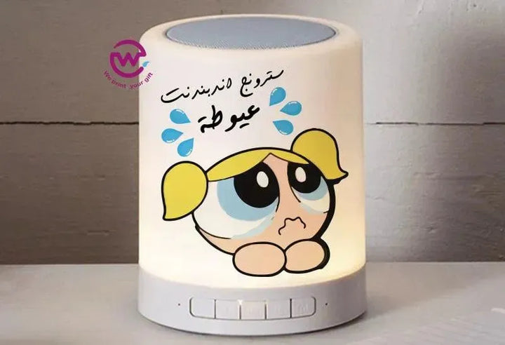 Touch-Lamp speaker- comic-A - WE PRINT