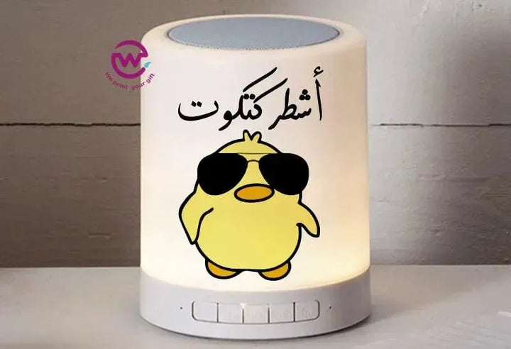 Touch-Lamp speaker- comic-A - WE PRINT