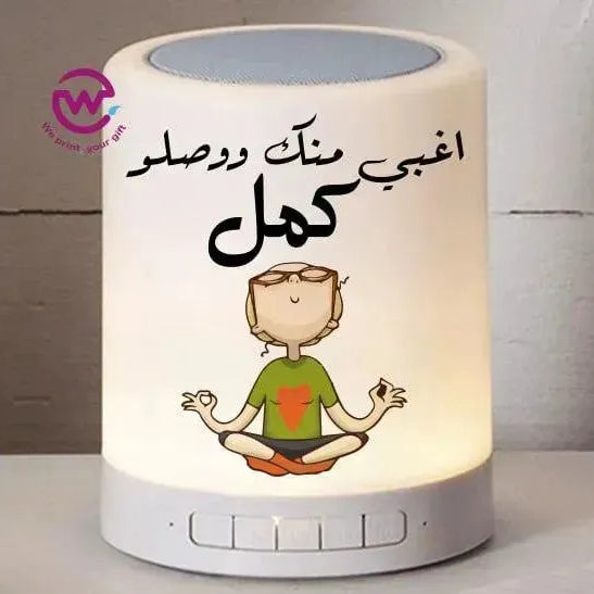 Touch-Lamp speaker- comic-A - WE PRINT