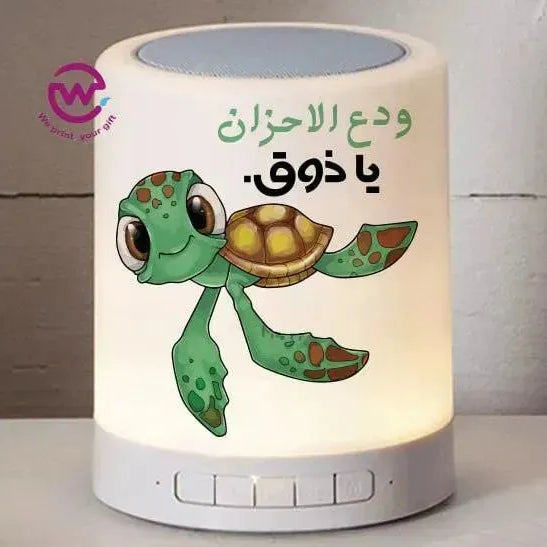 Touch-Lamp speaker- comic-A - WE PRINT