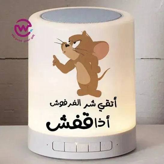 Touch-Lamp speaker- comic-A - WE PRINT