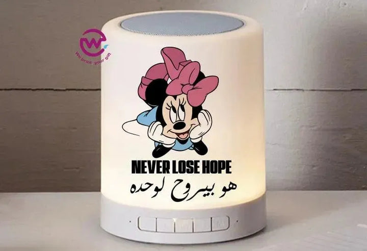 Touch-Lamp speaker- comic-A - WE PRINT