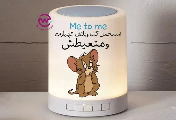 Touch-Lamp speaker- comic-A - WE PRINT