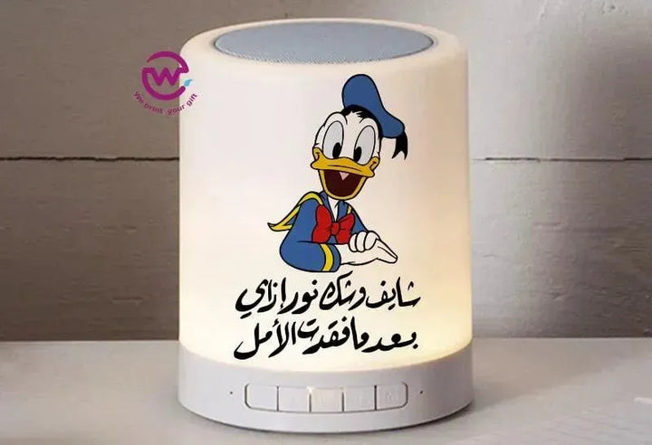 Touch-Lamp speaker- comic-B - WE PRINT