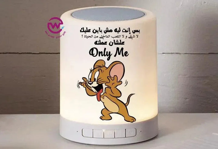 Touch-Lamp speaker- comic-B - WE PRINT