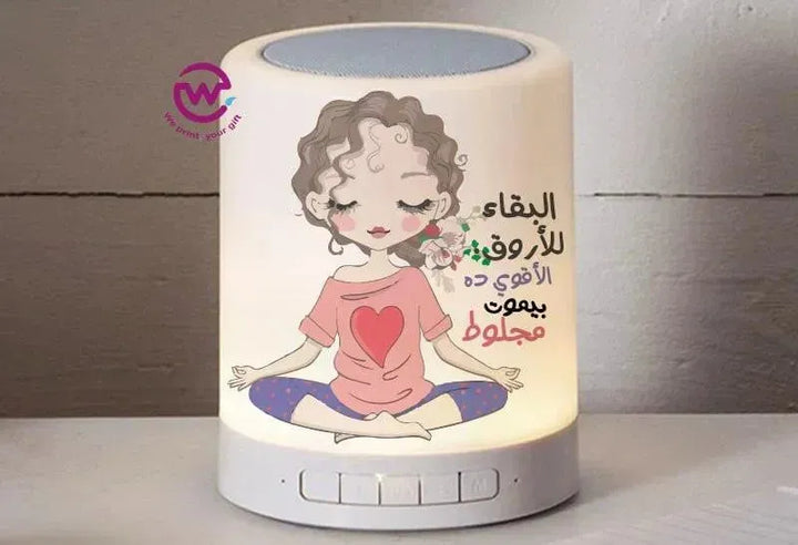 Touch-Lamp speaker- comic-C - WE PRINT