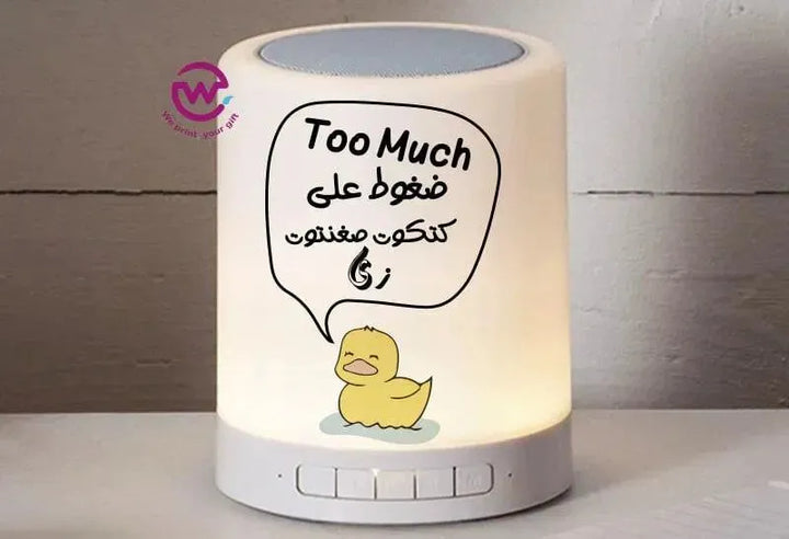 Touch-Lamp speaker- comic-C - WE PRINT