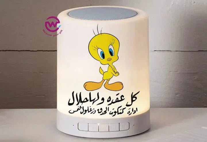 Touch-Lamp speaker- comic-C - WE PRINT