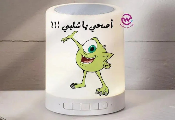 Touch-Lamp speaker- Monster INC.-A - WE PRINT