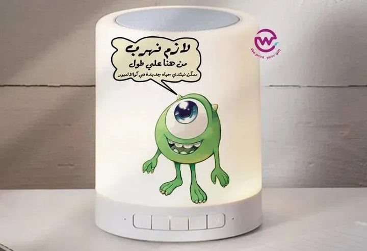 Touch-Lamp speaker- Monster INC.-A - WE PRINT