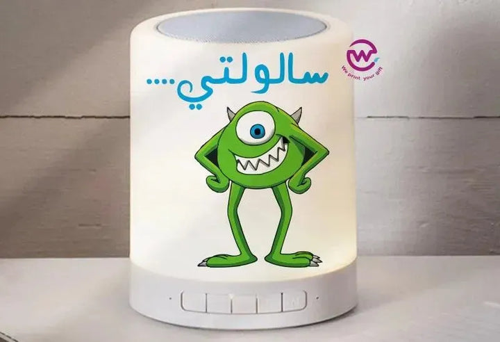 Touch-Lamp speaker- Monster INC.-A - WE PRINT