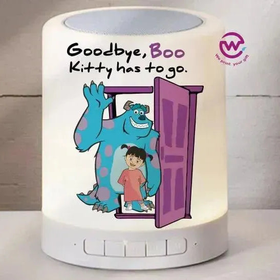 Touch-Lamp speaker- Monster INC.-A - WE PRINT