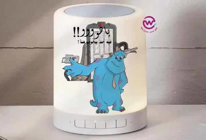 Touch-Lamp speaker- Monster INC.-D - WE PRINT