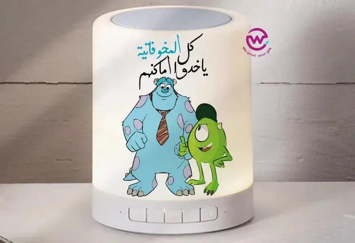 Touch-Lamp speaker- Monster INC.-D - WE PRINT