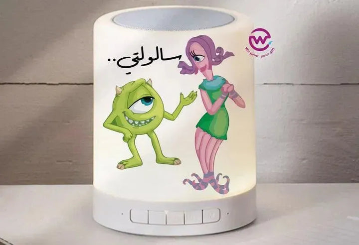 Touch-Lamp speaker- Monster INC.-D - WE PRINT