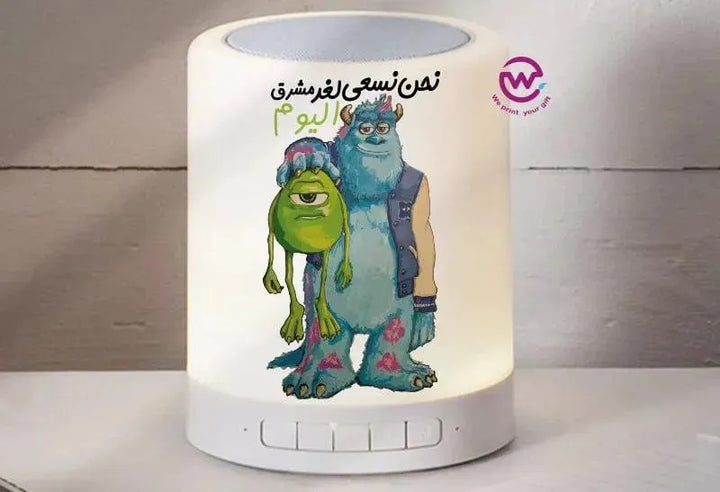 Touch-Lamp speaker- Monster INC.-D - WE PRINT