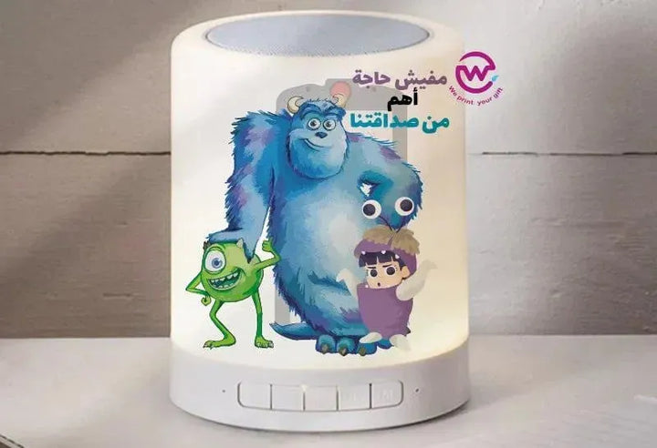 Touch-Lamp speaker- Monster INC.-D - WE PRINT